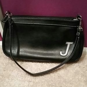 Faux leather J Initial Purse
